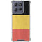Belgium Flag Distressed Moto G 5G (2025) Clear Case